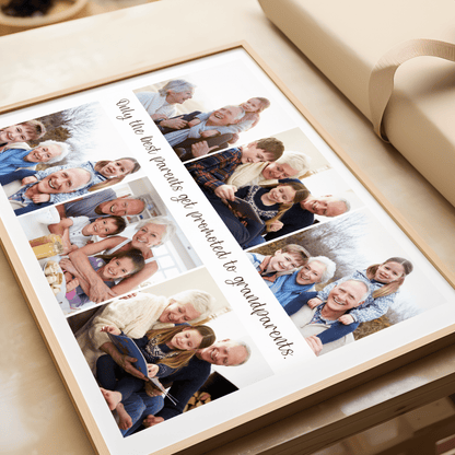 Promoted to Grandparents Photo Collage - ThePaperHighland