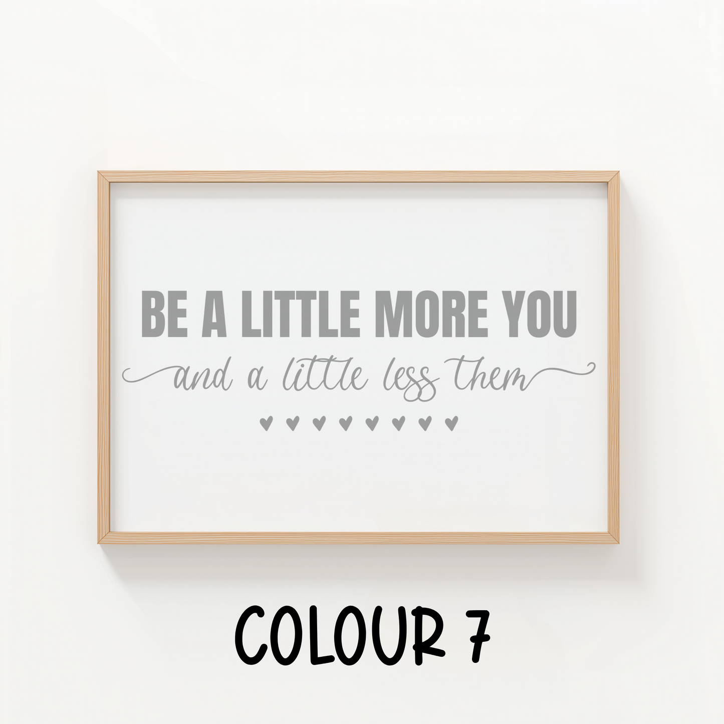 Be a Little More You