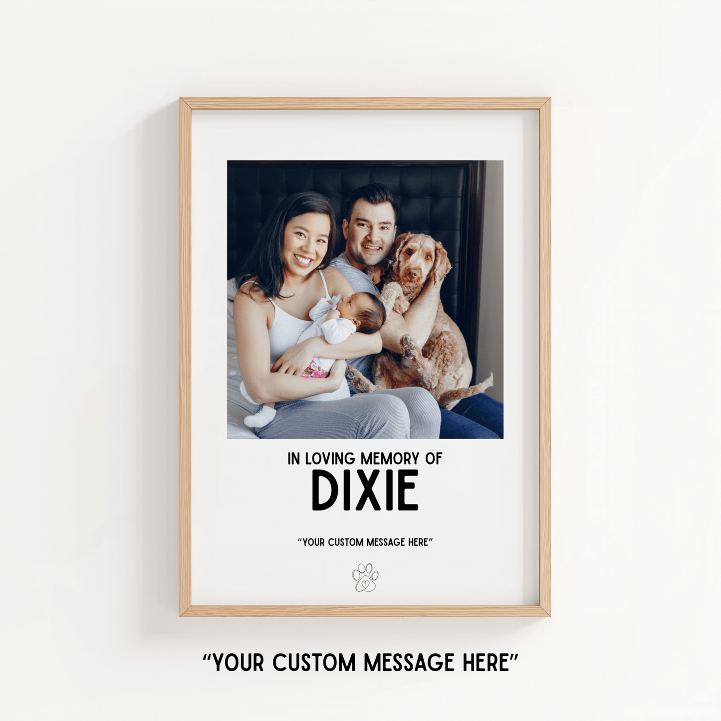 Pet Memorial - Personalised Quote - ThePaperHighland