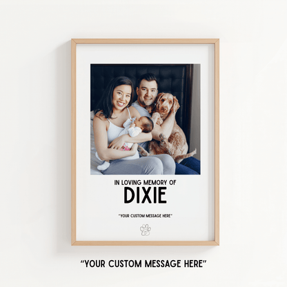 Pet Memorial - Personalised Quote - ThePaperHighland