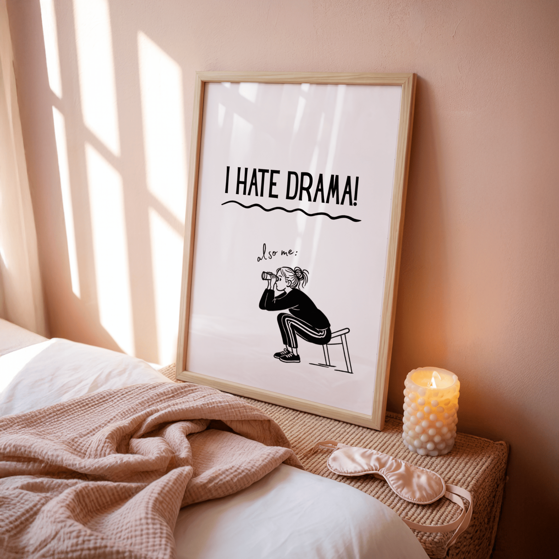 I Hate Drama - also me: - ThePaperHighland