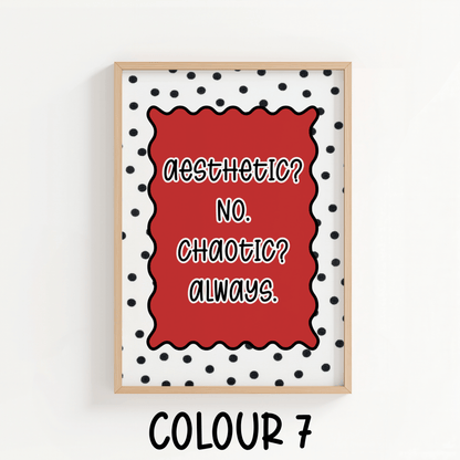 Aesthetic? No. Chaotic? Always. - ThePaperHighland