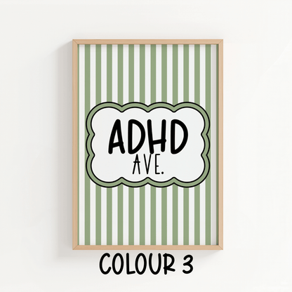 ADHD AVE. DIGITAL DOWNLOAD - ThePaperHighland